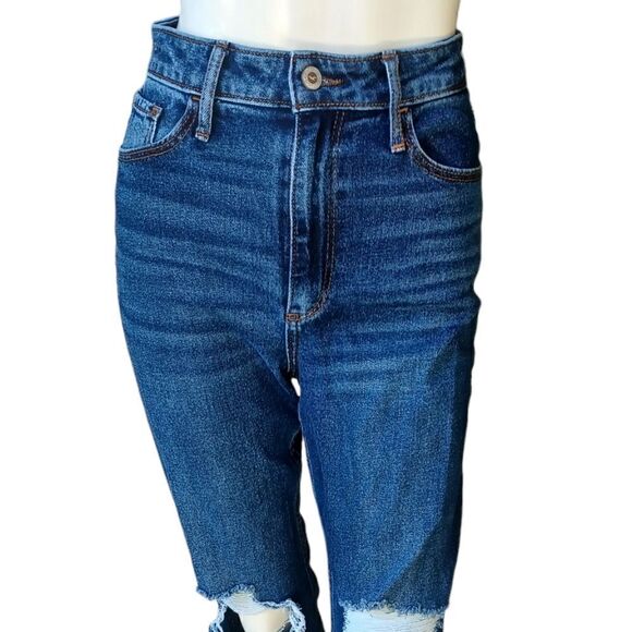 69654...Hollister Straight leg Jeans Size 0S, W24 W29, 10"Rise - Picture 4 of 6